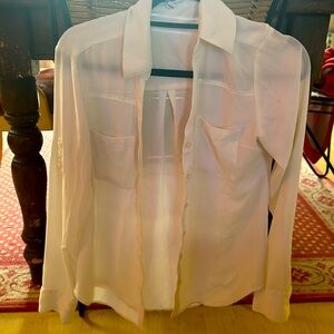 Flowy polyester shirt from Express size XS